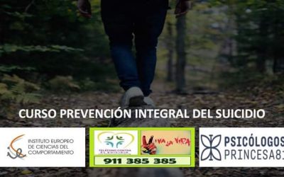 CURSO DE PREVENCIÓN INTEGRAL DEL SUICIDIO.