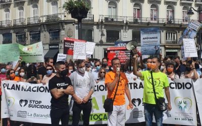 Aumento dramático de los suicidios en España